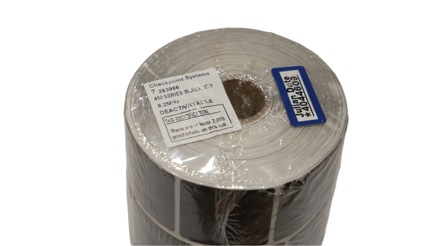 Checkpoint 410 series Black 8.2MHz 4x4cm 2,000 labels
